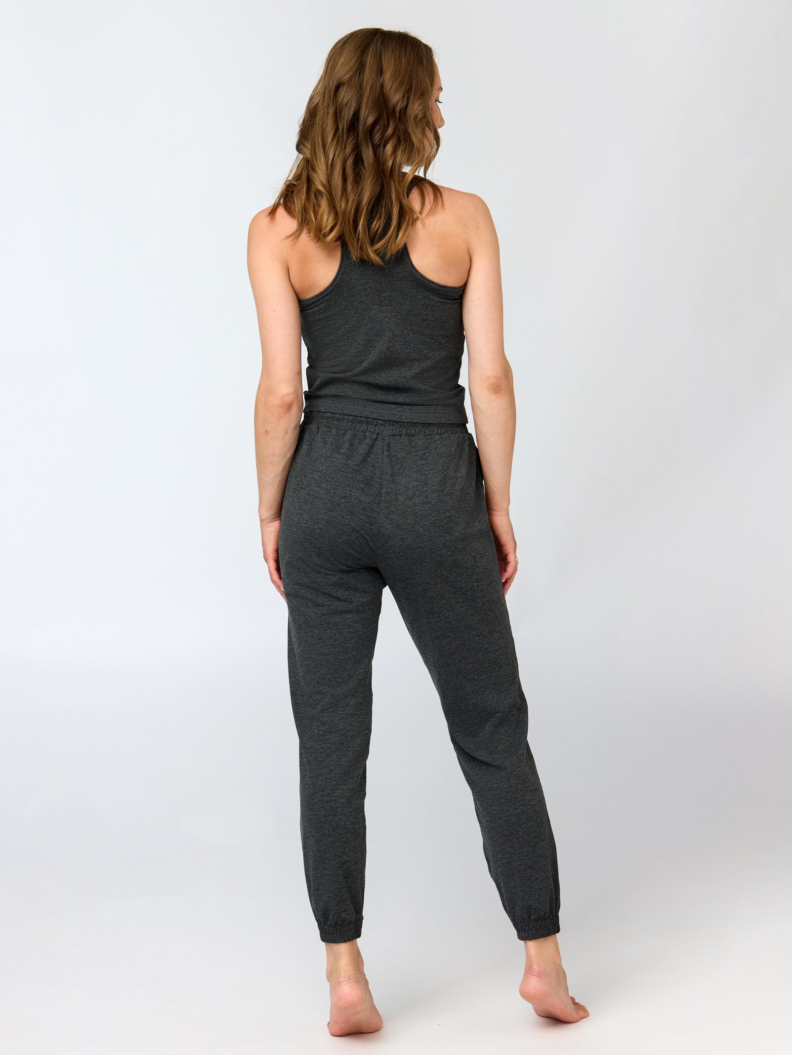Girlfriend Collective Reset Slim Straight Jogger - Moon - Image 2