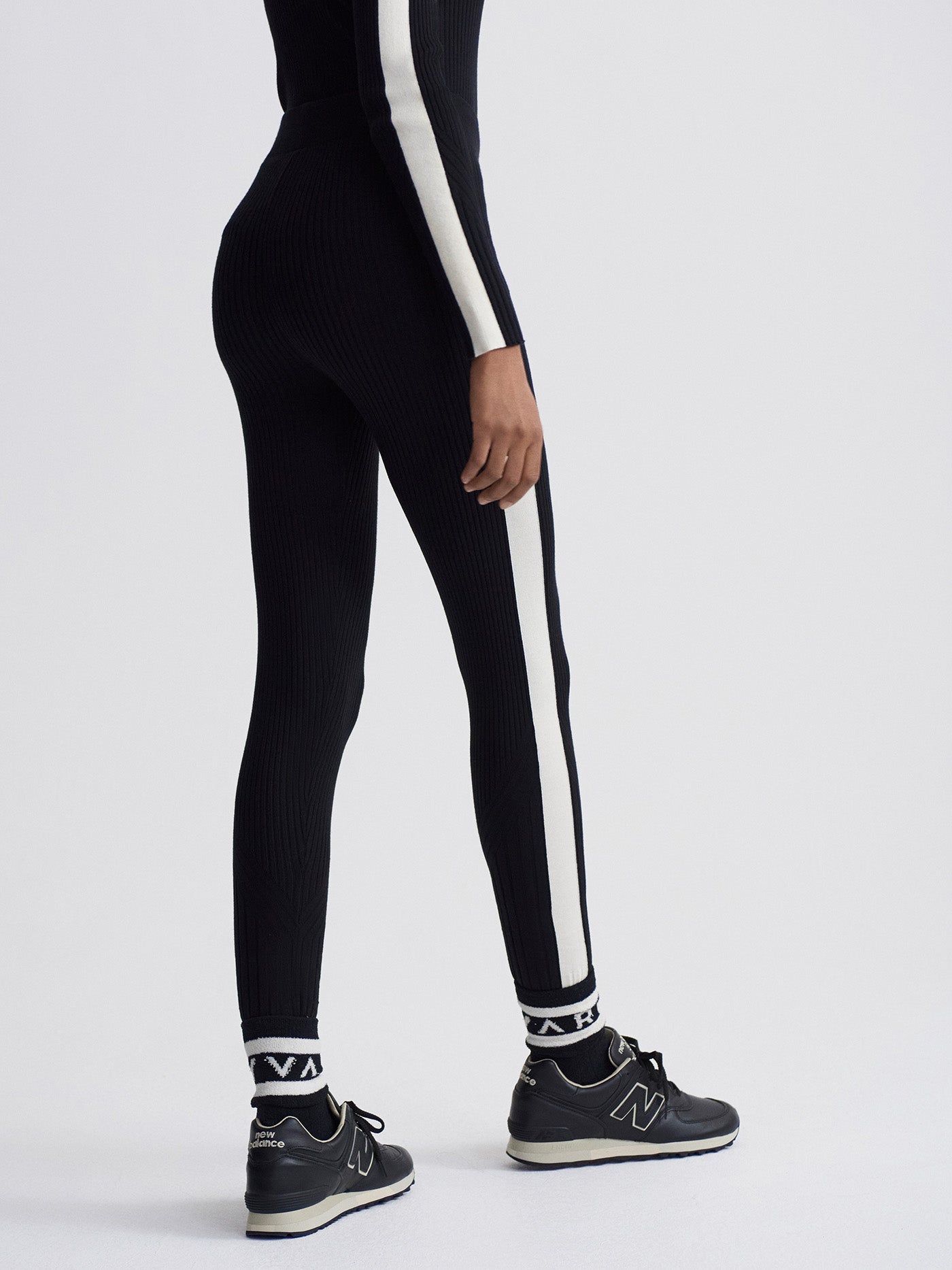 Varley Aiden Knit Legging - Black - Image 3