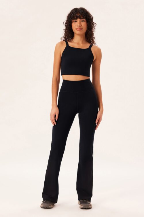 Girlfriend Collective Compressive Flare Legging - Black