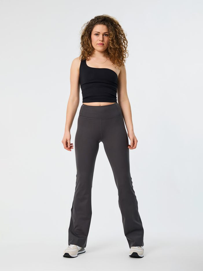 Girlfriend Collective Compressive Flare Legging - Moon - Image 2