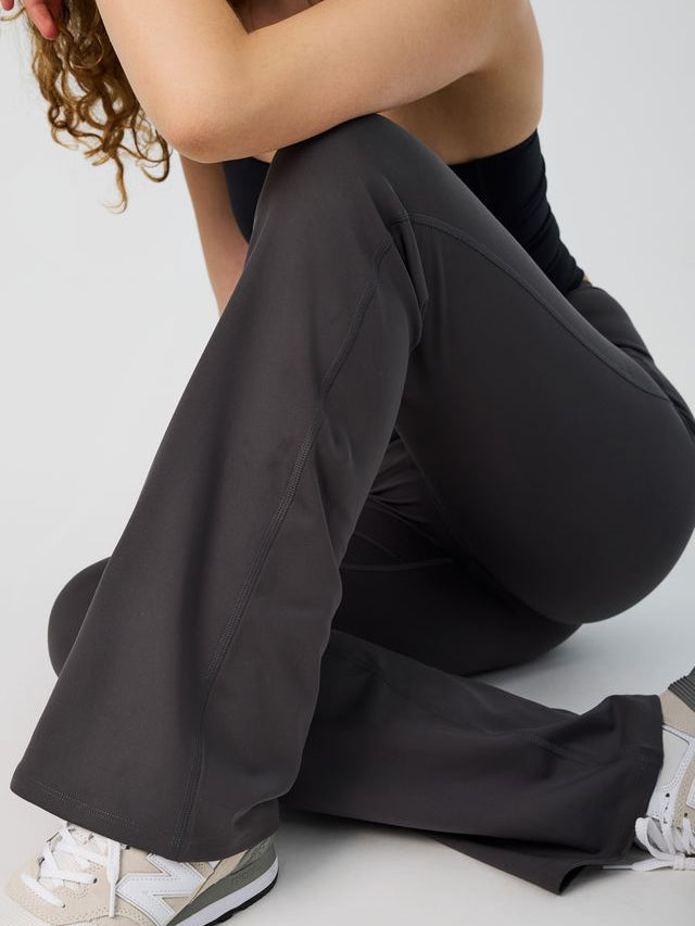 Girlfriend Collective Compressive Flare Legging - Moon - Image 3