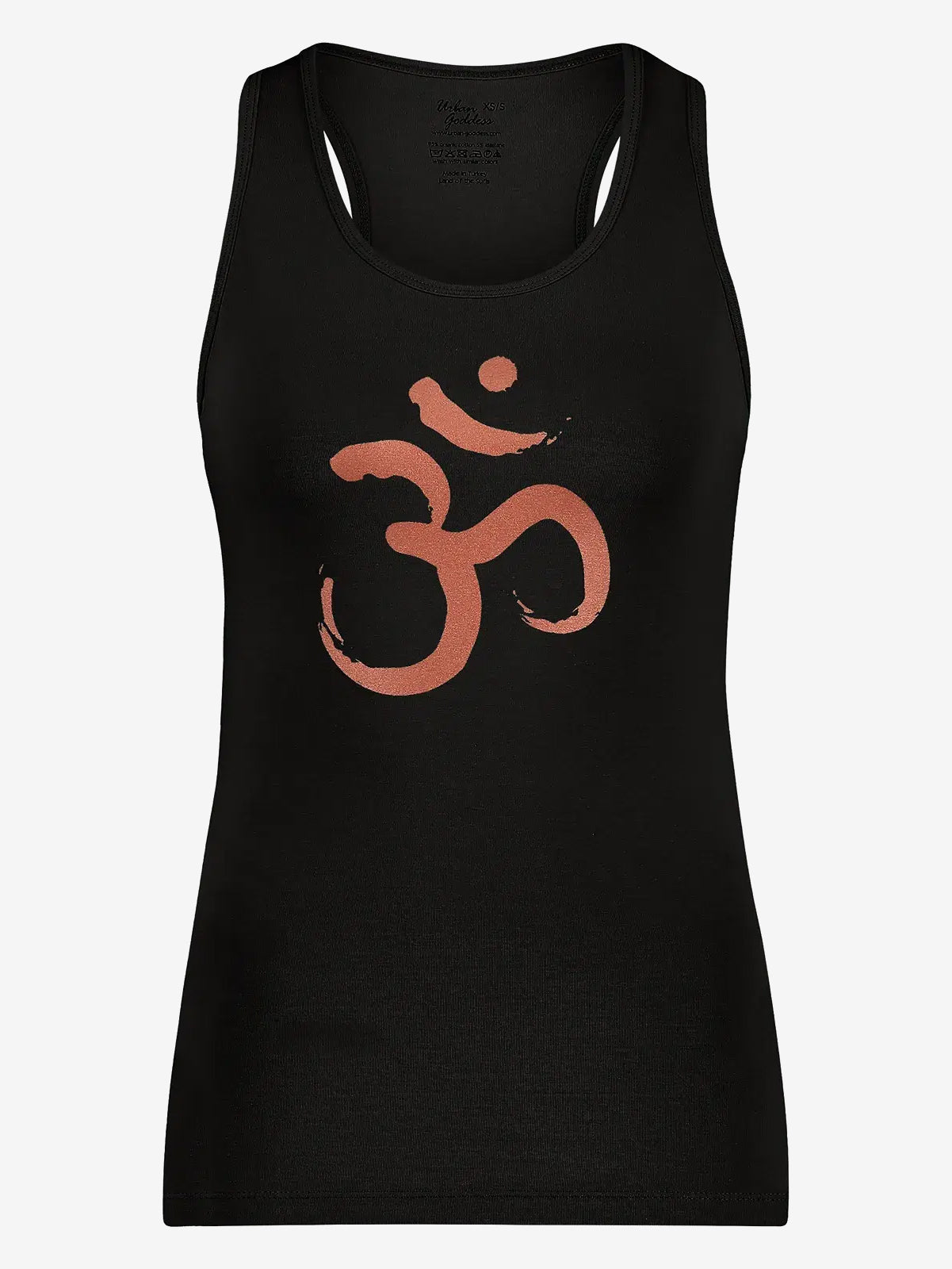 Urban Goddess OM Core Yoga Tank - Onyx Black - Image 3