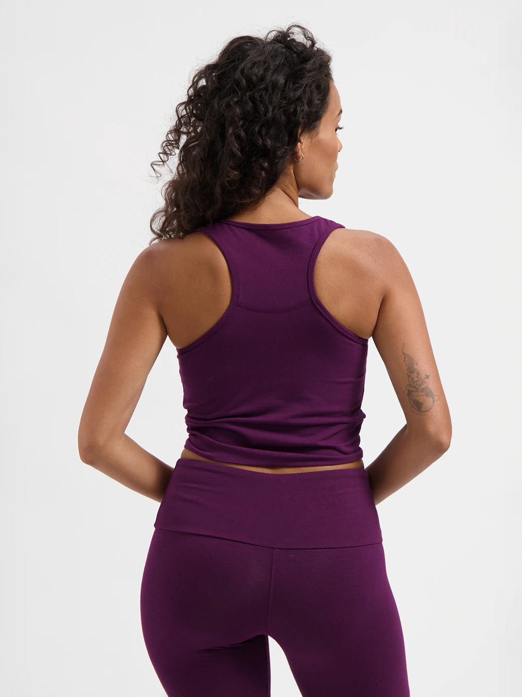 Urban Goddess Sati Crop Yoga Tank - Bloom - Image 2