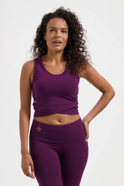 Urban Goddess Sati Crop Yoga Tank - Bloom